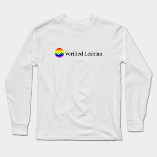 Verified Lesbian Long Sleeve T-Shirt